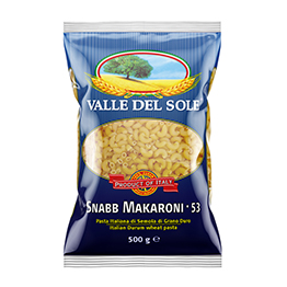 Valle del sole Snabb Makaroni,500g